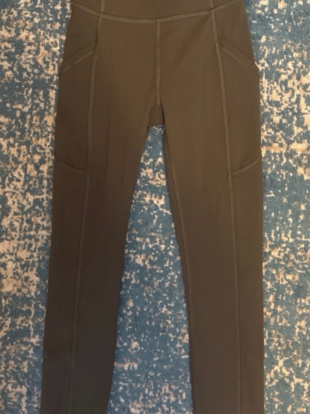 lululemon athletica Olive Green High-Waist Leggings with Inner Pocket